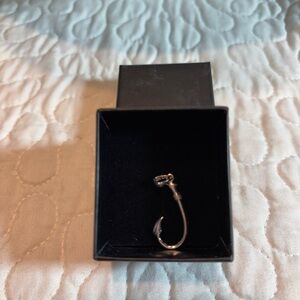 Sterling Silver Fish Hook Pendant